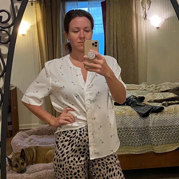 Martini print top - Picture 1 of 5